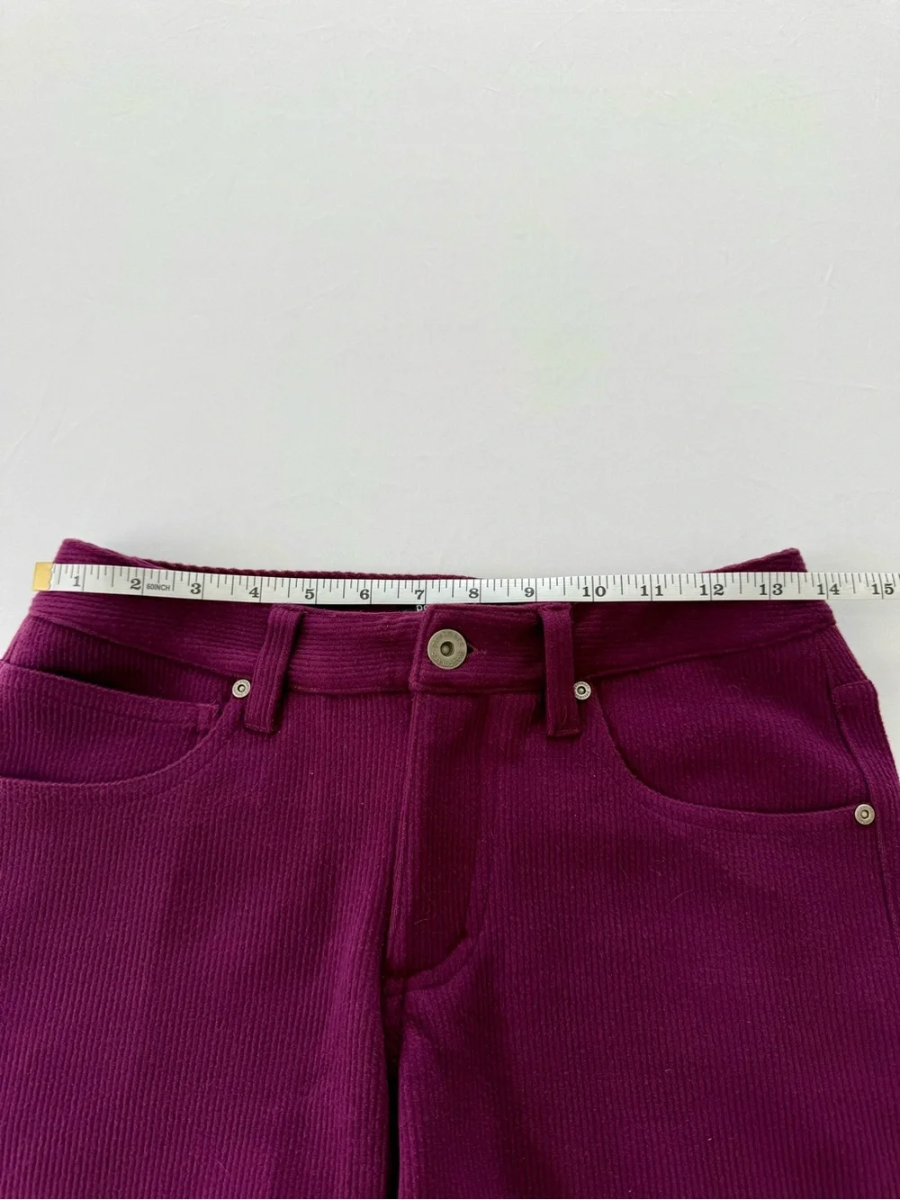 Postmarc Men's Flat Front Ribbed Shorts in Magenta